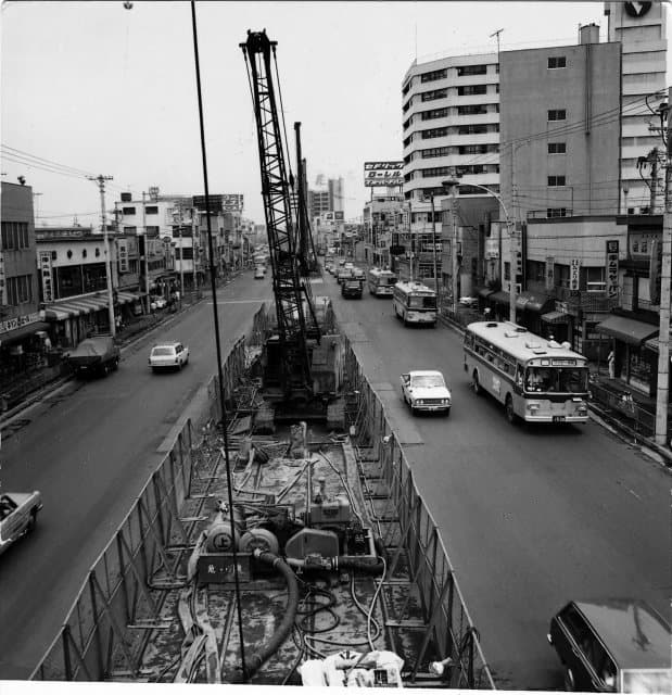 新玉川線建設工事(1969年9月) 