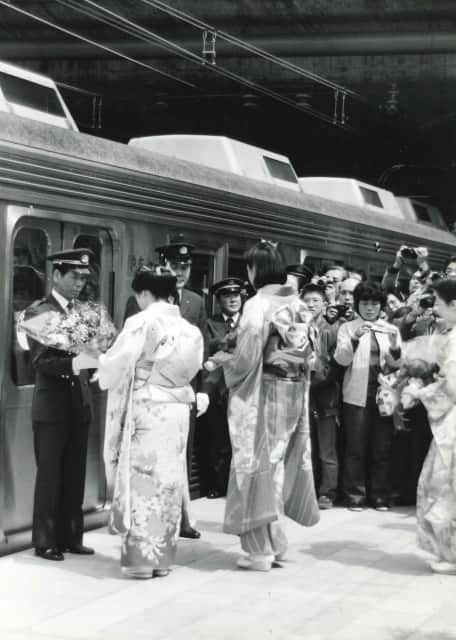 田園都市線全線開通式（1984年4月）