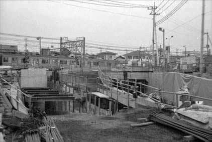 田奈1号踏切道の立体交差化工事(横浜市)