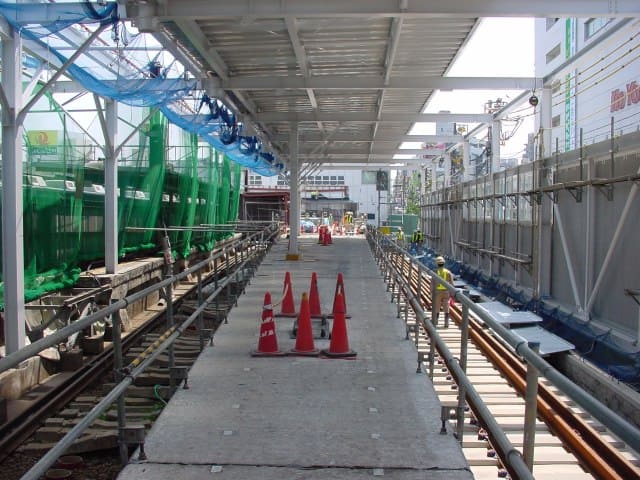 大井町駅改良工事