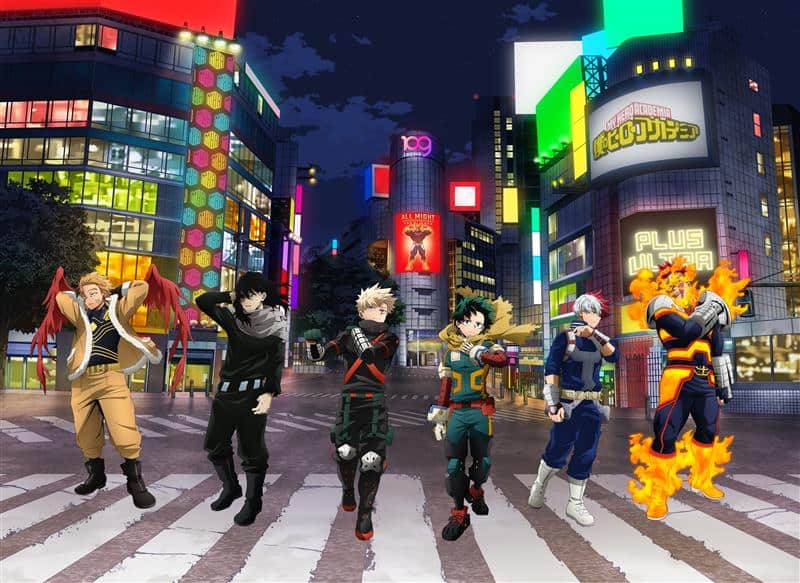 ▲僕のヒーローアカデミア×東急㈱グループコラボレーション 描き下ろしビジュアル