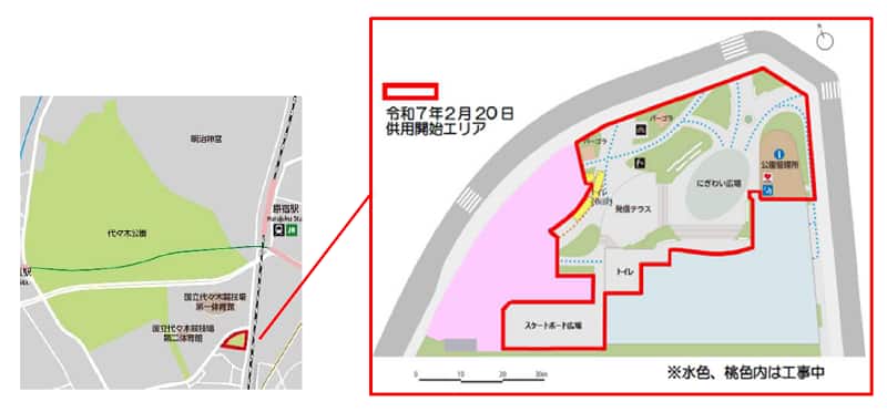 公園および施設マップ