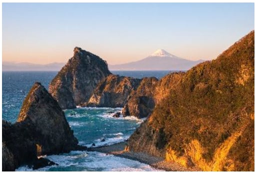 西伊豆からの富士山