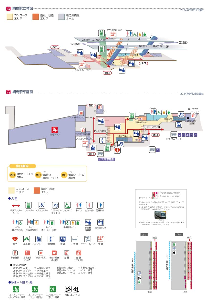 綱島駅 各駅情報 東急電鉄