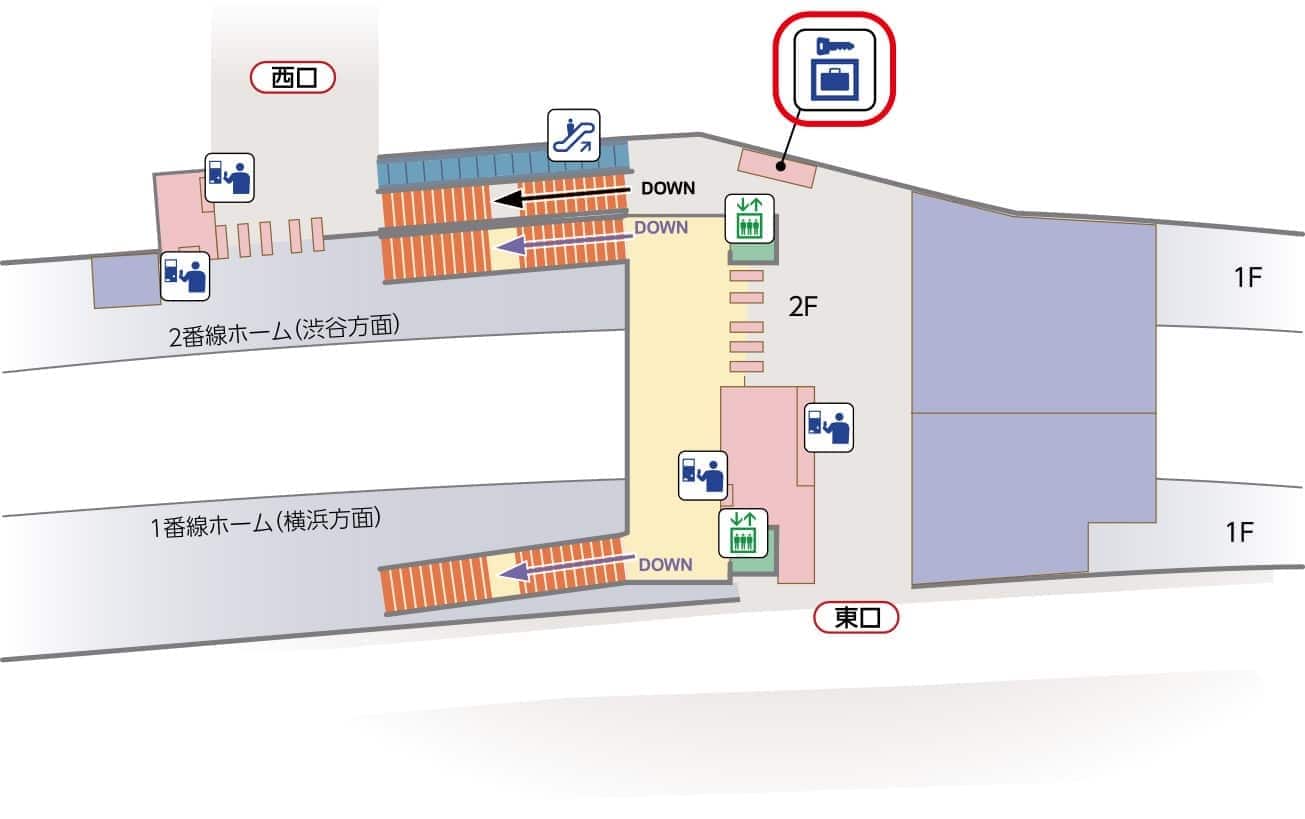 白楽駅コインロッカーのご案内