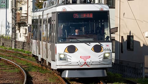 幸福の招き猫電車