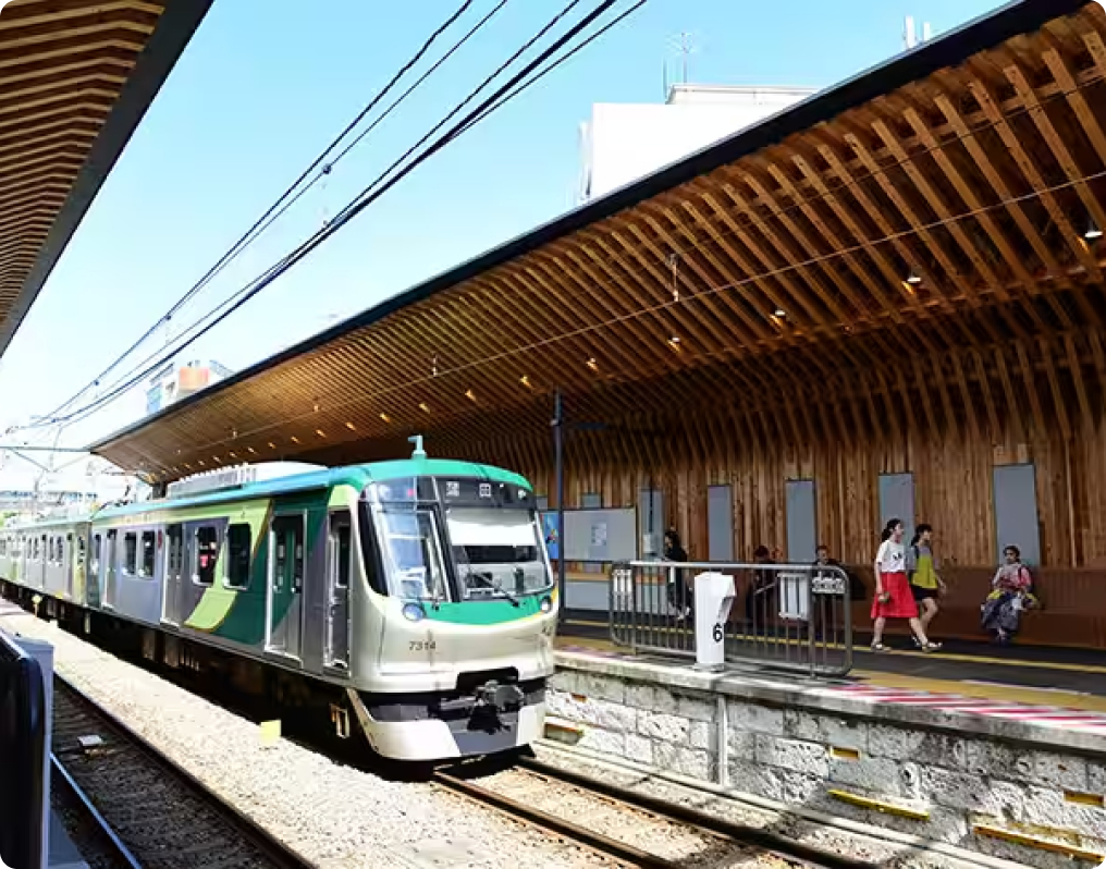 旗の台駅ホーム