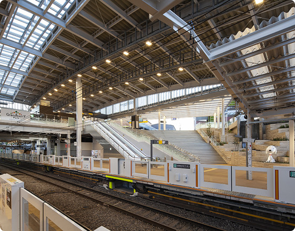 LEED NCを取得した南町田グランベリーパーク駅