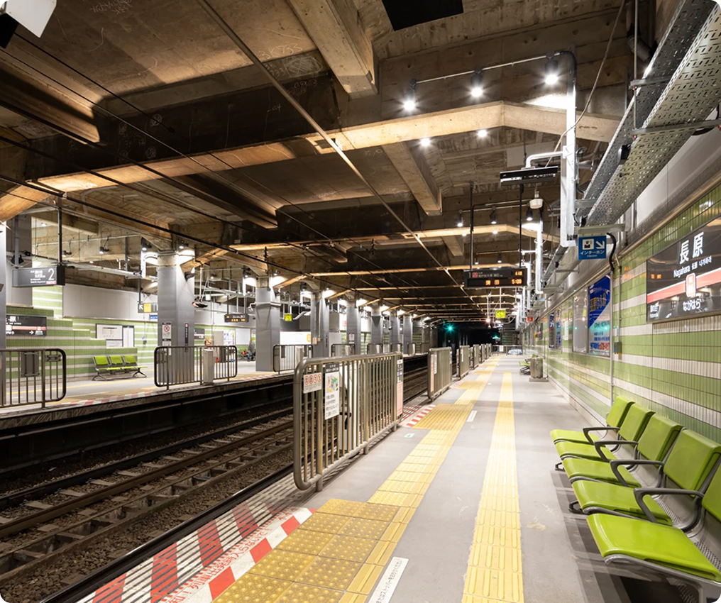 長原駅ホーム