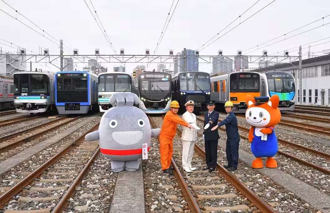 写真：鉄道ネットワーク７社局 車両撮影会開催の様子