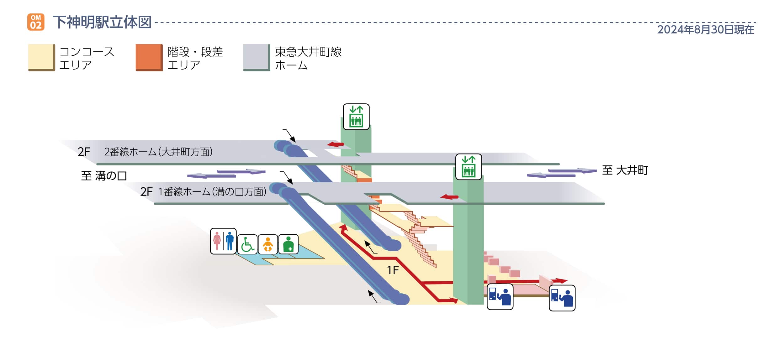 下神明駅立体図