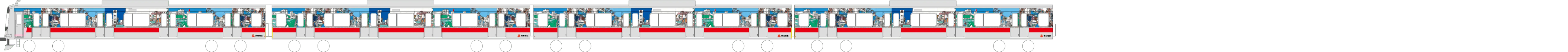 東急東横線の電車のデザイン画像