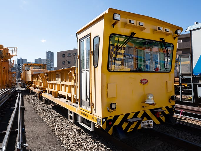 残土運搬車の外観写真です。